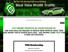 Tablet Screenshot of profits.real-time-traffic.net